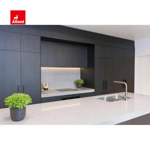 Allandhallion תאילנד עיצוב מודרני פשוט שחור מט לכה לוח לוח שולחן כתיבה ארון מטבח גבוה למטבח הבית - Product Image 3