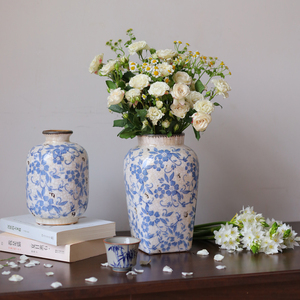 OEM Factory Direct Price Custom Home Decoration Dried Flower Arrangement Floor Porcelain <strong>Vases</strong> - Product Image 3
