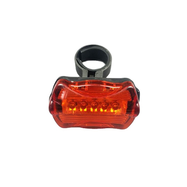 High-quality ABS Waterproof LED Battery-powered Outdoor Cycling Night Warning Seat Post Installation Bicycle Rear Light