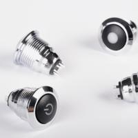 Interrupteur à bouton poussoir étanche à tête ronde TOOWEI pour panneaux de commande d'instrumentation