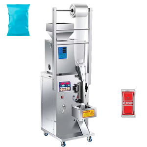 Máquina Semiautomática de Llenado, Envoltura y Sellado de Líquidos de Alta Precisión con Bomba y Motor para Envasado de Bebidas como Jugo, Leche, Agua y Vinagre - Product Image 1