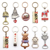 Produit souvenir personnalisé, cadeau touristique, souvenir viking nordique, porte-clés en métal