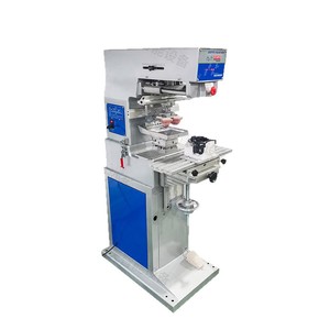 Haotian Pad <b>Printing</b> <b>Machine</b> Single Color Pneumatic Drive Semi Automatic Swing Arm Double Head For Small Medium Products - Product Image 2