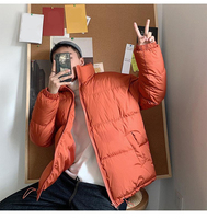 Parka d'hiver colorée pour hommes 2026 – Veste matelassée noire style streetwear hip-hop
