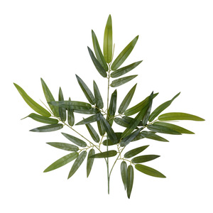 Feuilles de bambou artificielles Laixing 60 cm en soie douce PVC pour décoration de mariage, maison et accessoires de remise de diplôme - Product Image 5