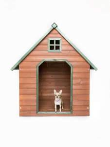 Su geçirmez çatı ile JX Premium katı ahşap köpek evi, iç kuru ve sıcak tutmak. Temizlemesi kolay. - Product Image 2