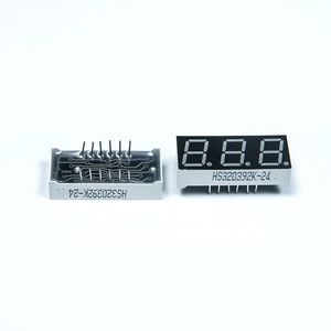 أنبوب رقمي LED ثلاثي الأرقام مقاس 0.<span class=keywords><strong>3</strong></span> بوصة من إنتاج المصنع للساعات الإلكترونية ومسابقات الجوائز - Product Image 1