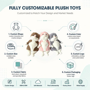 Ours en peluche à membres longs, lot de 3 ours en peluche marron, blanc et gris, avec bras et jambes fines, câlins et doux pour la décoration de canapé, sur mesure - Product Image 2
