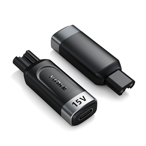 Adaptador de Carga Tipo-C Yinke 15V HQ8505 para <span class=keywords><strong>Afeitadora</strong></span> <span class=keywords><strong>Philips</strong></span> Norelco One Blade QP6520 QP6530 QP6510 Recortadora de <span class=keywords><strong>Barba</strong></span> - Product Image 1
