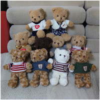 Ours en peluche super doux de 30 cm en polyester et coton PP pour soulager le stress