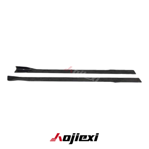Minigonne laterali in fibra di carbonio stile MP di alta qualità per Audi B9 RS5 S5 <span class=keywords><strong>A5</strong></span> Sline <span class=keywords><strong>Sportback</strong></span> 2017-2019, splitter paraurti laterale in carbonio - Product Image 2