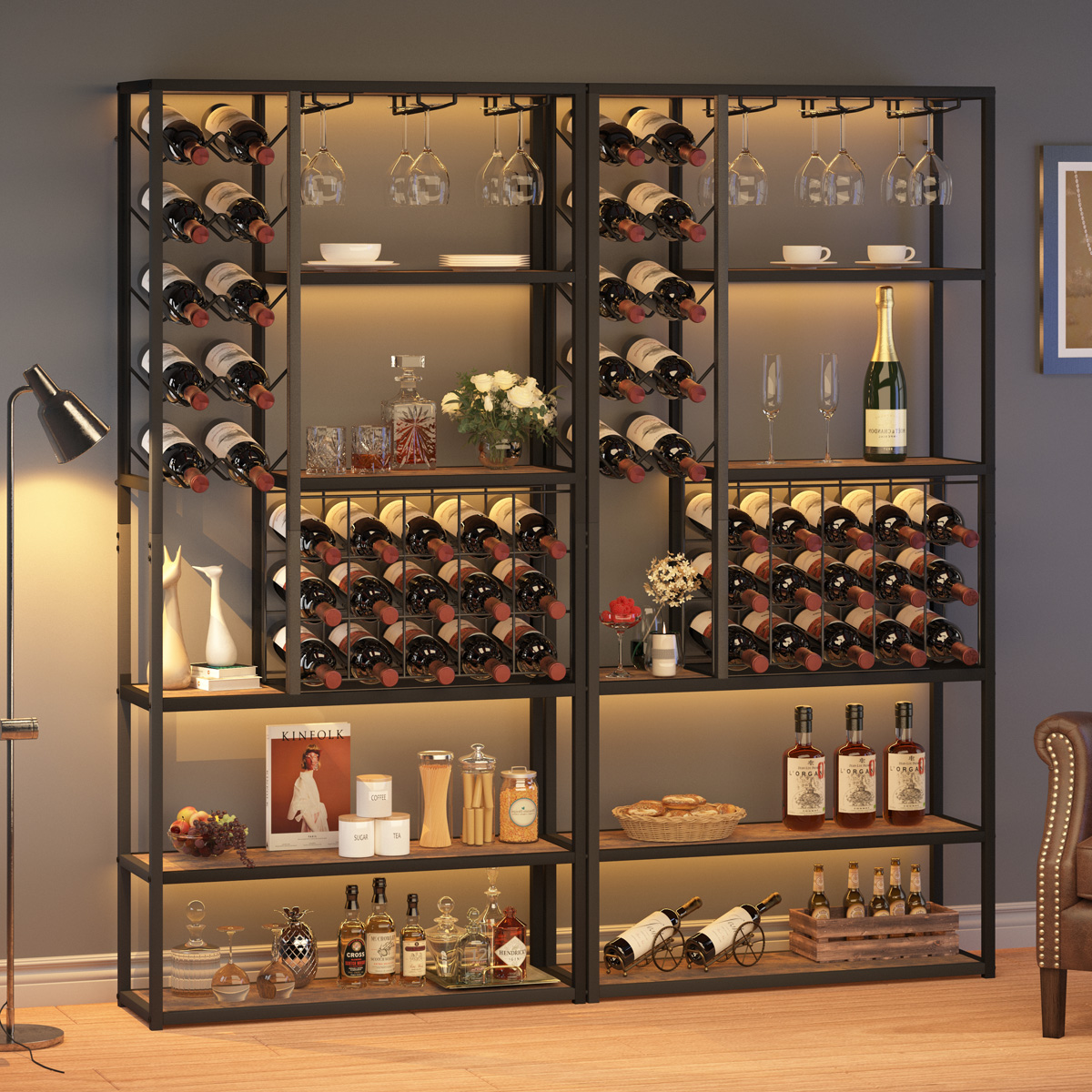 Accordion Wine Racks Stylish Storage for Every Space