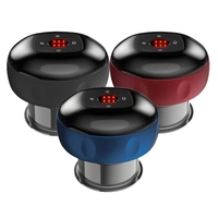 Mini marteau de massage électrique intelligent Gua Sha, outil de soin corporel personnel, alimentation USB, écran LCD, thérapie par ventouses, ventouses à vide