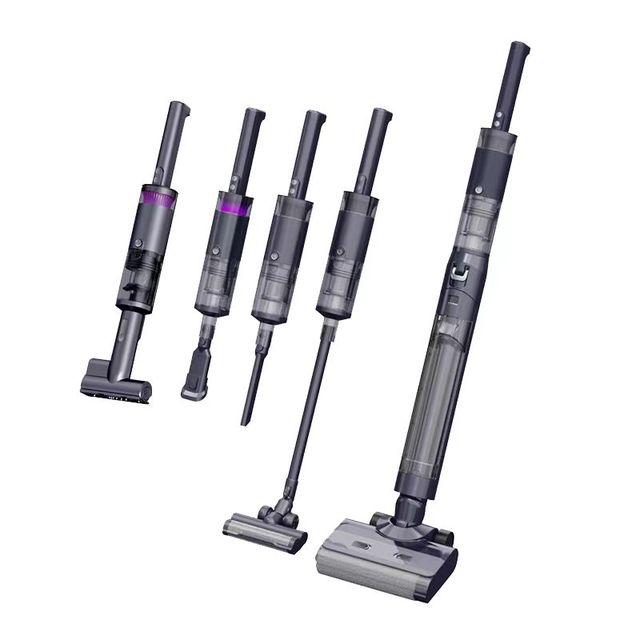 Premium Portable Multi-Function 5 in 1 Wet Dry Electric Cordless Stick Vacuums Steam Mop Cleaners