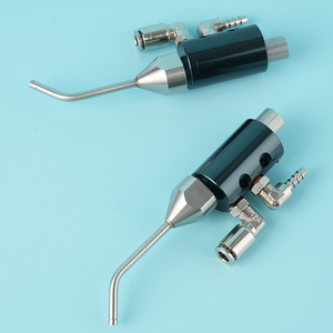 Boquilla Atomizadora de Aire y Agua con Cuerpo de Aluminio Negro Premium, Válvula <span class=keywords><strong>Antigoteo</strong></span> Integrada, Boquilla de Nebulización para Limpieza de Espacios Estrechos - Product Image 4