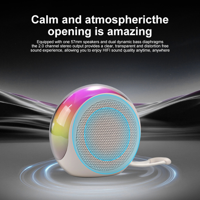 Factory Manufacturer High Quality Stereo Surround Portable Professional Speakers Wireless Speaker JL V5.4 LED Speaker