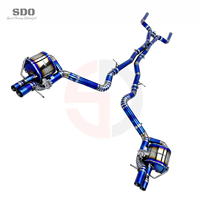 Système d'échappement Cat-back en titane léger SD pour Mercedes-Benz AMG E63/E63S W213 4.0T V8 2017-2023 avec commande de soupape OEM