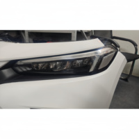 Disponible en stock 2022-2024 pour Honda Civic : pare-chocs complet avec calandre, ventilateur de radiateur, phares, feux antibrouillard, composants avant.