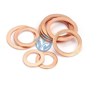 Arandelas de cobre para inyectores de combustible marinos, juntas de sellado de cobre, arandelas de cobre rojo - Product Image 3