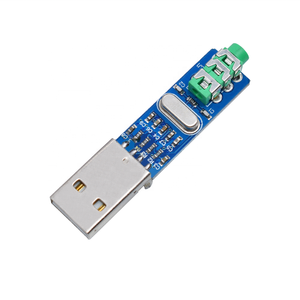 Trình điều khiển miễn phí USB Card âm thanh mô-đun bên ngoài máy tính & máy tính xách tay ICS pcm2704 CM108 Card âm thanh - Product Image 5