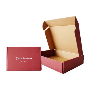Conception personnalisée emballage de parfum personnalisé boîte cadeau pliante faisceaux de perruque boîte en carton ondulé boîte cadeau explosive