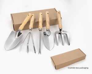 Outils de jardinage <span class=keywords><strong>japonais</strong></span> <span class=keywords><strong>en</strong></span> acier inoxydable avec manche <span class=keywords><strong>en</strong></span> saule <span class=keywords><strong>pour</strong></span> la plantation de légumes et le désherbage extérieur, usage domestique - Product Image 2