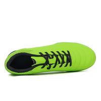 Chaussures de football pour garçons à coupe basse, crampons longs pour terrain synthétique, chaussures d'entraînement automne-hiver en stock