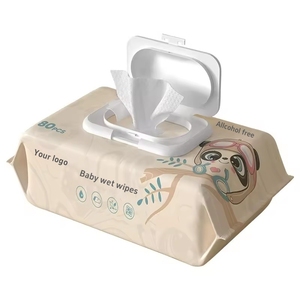 Vente chaude de lingettes <span class=keywords><strong>pour</strong></span> bébés biologiques sans danger <span class=keywords><strong>pour</strong></span> les peaux sensibles Lingettes humides en <span class=keywords><strong>tissu</strong></span> non tissé <span class=keywords><strong>pour</strong></span> bébés Lingettes nettoyantes - Product Image 1