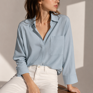 Camisa para mujer, fabricante de ropa OEM ODM de Vietnam, ropa de mujer, etiqueta personalizada, tela personalizada, ropa al por mayor - Product Image 1