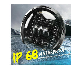 Phare LED rond de 7 pouces 90W pour Jeep Patriot, faisceau haut/bas avec feux de jour - Product Image 2