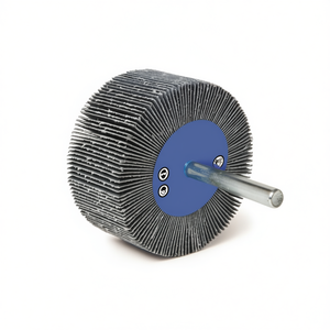Ttake Abrasive Cloth Flap <b>Wheel</b> 80x30 Mm With 6 Mm Shaft For Metal <b>Grinding</b> And Polishing - Product Image 2
