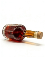 Vente en gros de bouteilles à whisky rondes transparentes de 700 ml et 750 ml avec bouchon en bois, bouteilles à spiritueux classiques de qualité supérieure