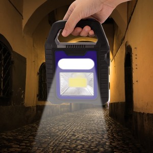 Lampe de camping COB LED portable rechargeable, lanterne, projecteur, lampe de recherche pour usage extérieur - Product Image 1
