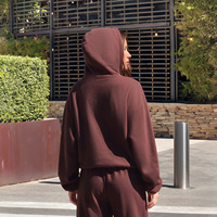 Nouvelle Veste d'Hiver 2026 à Fermeture Éclair Intégrale avec Poches, Manteau Ample à Capuche pour Femme, Idéal pour la Gym, le Jogging, la Course en Extérieur, le Fitness et le Yoga