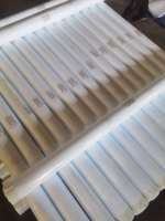 Bâche en PE tissée enduite blanche, respirante et imperméable, longue durée de vie, pour utilisation en tente extérieure