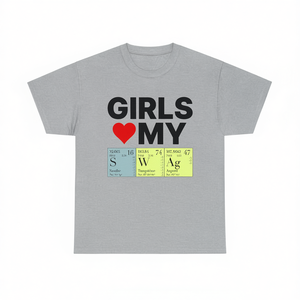 Las chicas adoran mi camiseta de ciencia y química, camiseta divertida con memes, camiseta con diseño de meme, embarazosa, inapropada - Product Image 3