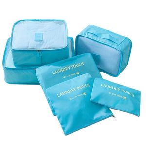 Sacs d'organisation de voyage design personnalisé Cubes d'emballage de bagages de grande capacité Sac de rangement de linge de voyage étanche - Product Image 1