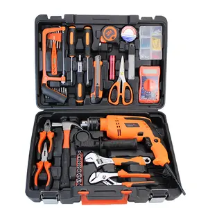 Home Hardware Elektro werkzeuge Kits Schrauben dreher Kombination Werkzeug kasten Haushalts reparatur Toolkit Elektro bohr werkzeug kasten Handwerkzeug satz