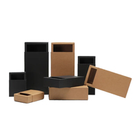Boîte de rangement pour chaussettes et sous-vêtements, boîte à tiroirs, boîte cadeau en papier recyclé, boîte pliante, vente chaude en usine, multicolores
