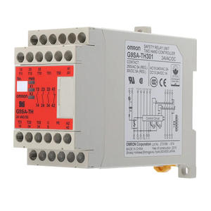 Relais de sécurité compact Mt-Om Ron G9SA-301 AC/DC24 G9SA-TH301 G9SA-EX301 Module d'extension 3NO+1NC pour machine - Product Image 1