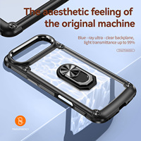 Coque de téléphone antichoc rigide avec support magnétique pour iPhone 17 Air 13 12 Mini 16E 15 14 11 Pro Max Plus