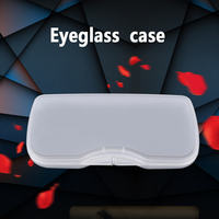 Lunettes de soleil polarisées, 1 pièce, PVC plastique Durable, Transparent mat, étui rigide, accessoires de lunettes