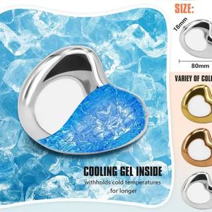 Planche de massage en métal de style masseur rafraîchissant, produits de beauté, massage facial Guasha en acier inoxydable - Product Image 6