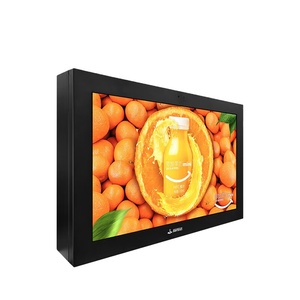 Ngoài trời không thấm nước 32 43 55 65 75 86 inch quảng cáo TV hiển thị Android Media Player treo tường kỹ thuật số biển - Product Image 2
