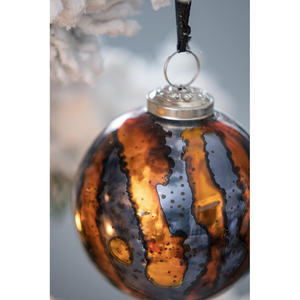 Adorno Navideño de Cristal Pintado a Mano, Bola Decorativa de Lujo para Colgar en el Árbol, Decoraciones para Fiestas Navideñas - Product Image 6