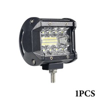 Barre lumineuse de travail LED 12-30v 6000k 4000lm OffRoad 12-30V Spot Flood LED pour voiture, bateau, SUV, 4x4, camion, Jeep, VTT, phare