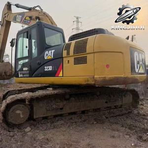 Excavatrice Caterpillar 323D2L de 223 tonnes, d'occasion, de marque japonaise, moteur CAT, excavatrice sur chenilles, d'occasion, de grande taille, provenant du Japon. - Product Image 5