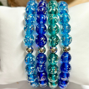 Firefly brilla en la oscuridad, joyería personalizada, pulsera fluorescente con cuentas brillantes luminosas, pulseras de cristal de luciérnaga para damas - Product Image 2