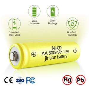 NiCD <span class=keywords><strong>AA</strong></span> 800mAh 1,2 V nicd Batterie 1,2 V Nickel Cadmium Batterien (nicd) Für Haushalts geräte - Product Image 4