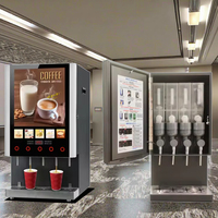 Mesin kopi penjual otomatis instan untuk mal belanja perpustakaan sekolah dan mesin penjual otomatis kelas atas panggung pameran